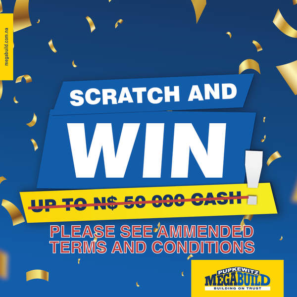 Shop, Scratch and Win Pupkewitz Megabuild