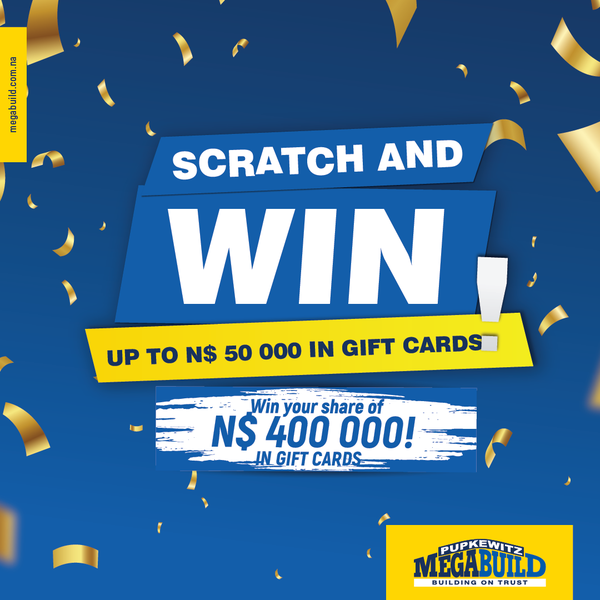 Shop, Scratch and Win Pupkewitz Megabuild